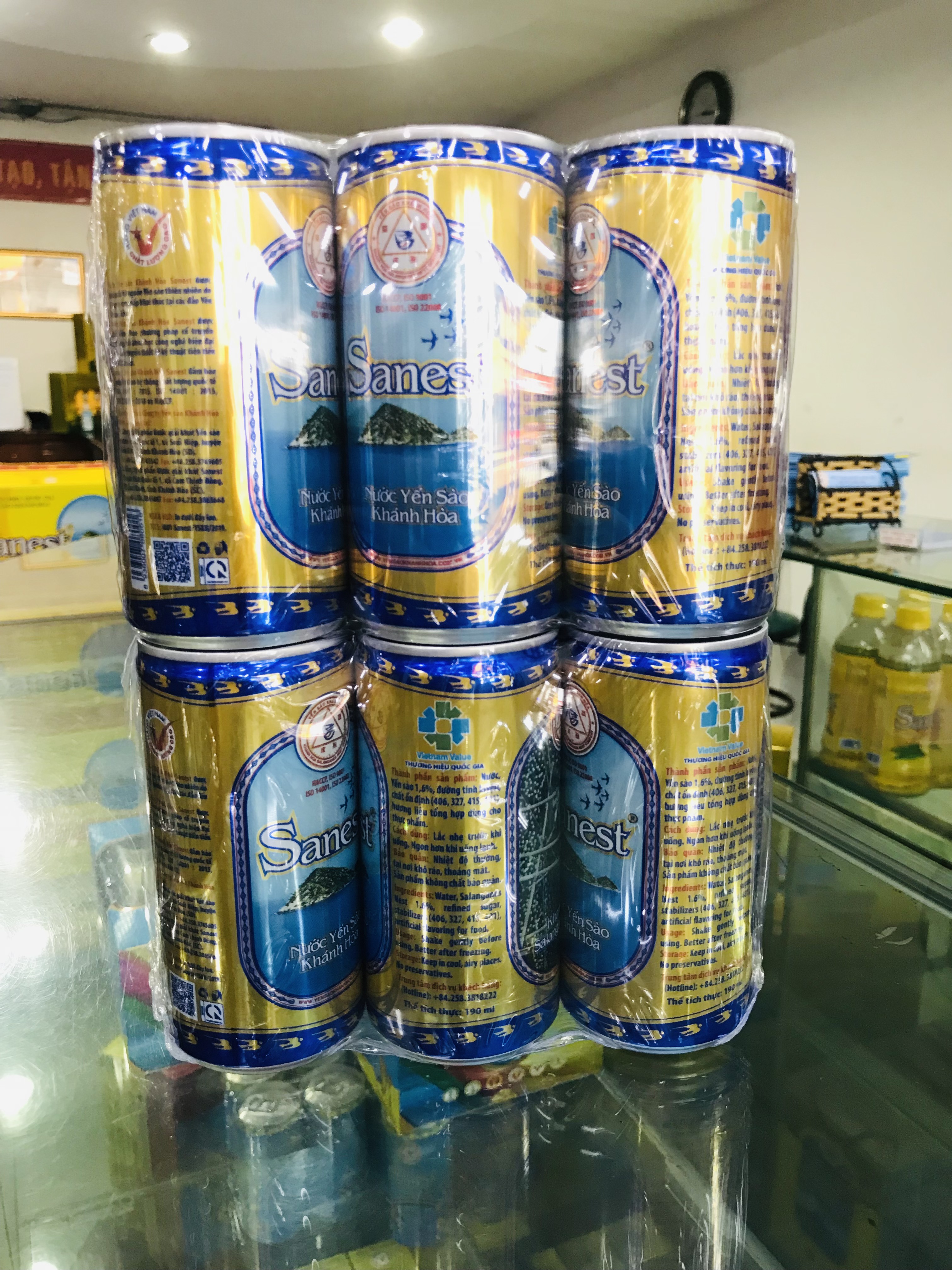 NƯỚC YẾN SANEST LON 190ML - 001
