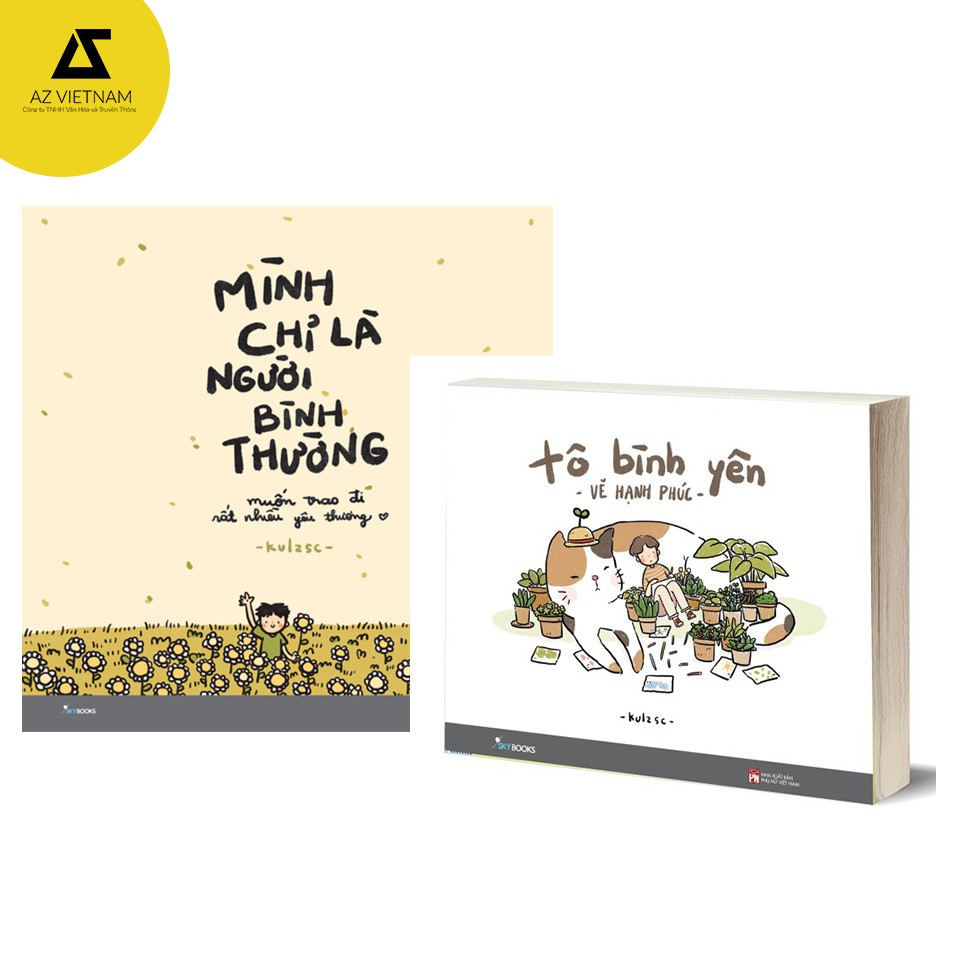 Combo sách - Tô vẽ bình yên + Mình chỉ là người bình thường