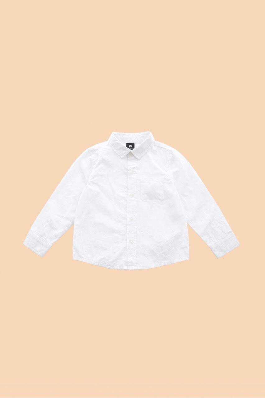 White shirt with necktie black for boys