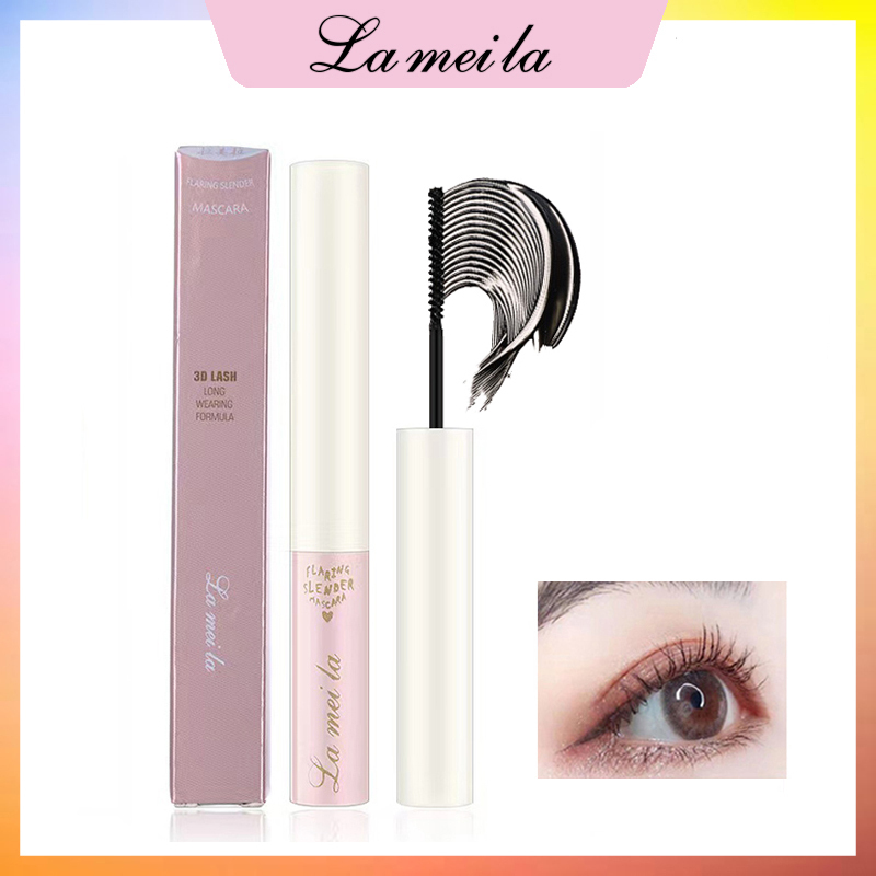 Mascara chuốt mi mắt 4D LAMEILA cao cấp có vỏ màu hồng và đầu sợi siêu mảnh chống thấm nước giúp làm cong và dài mi - INTL giá rẻ