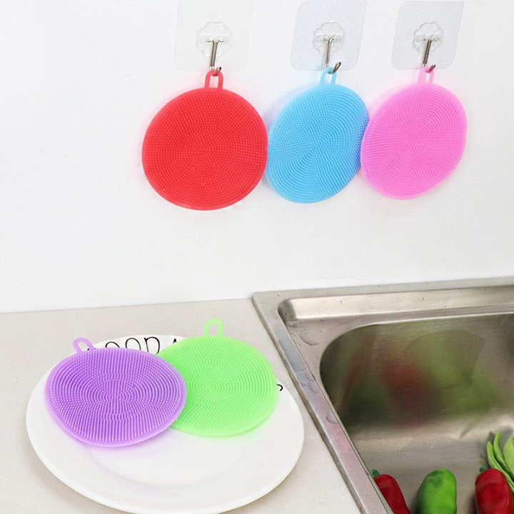 [Combo 3]Miếng Chà Cọ Rửa Chén Bát Đa Năng, miếng rửa chén silicon, miếng chà rửa bát