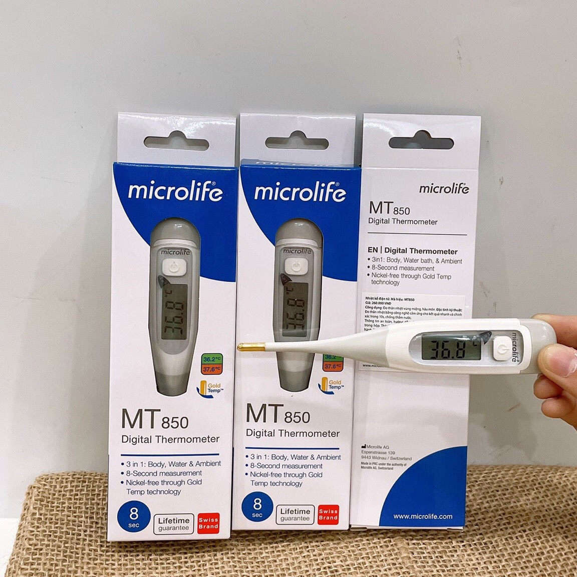 NHIỆT KẾ ĐIỆN TỬ DẠNG BÚT MICROLIFE MT850