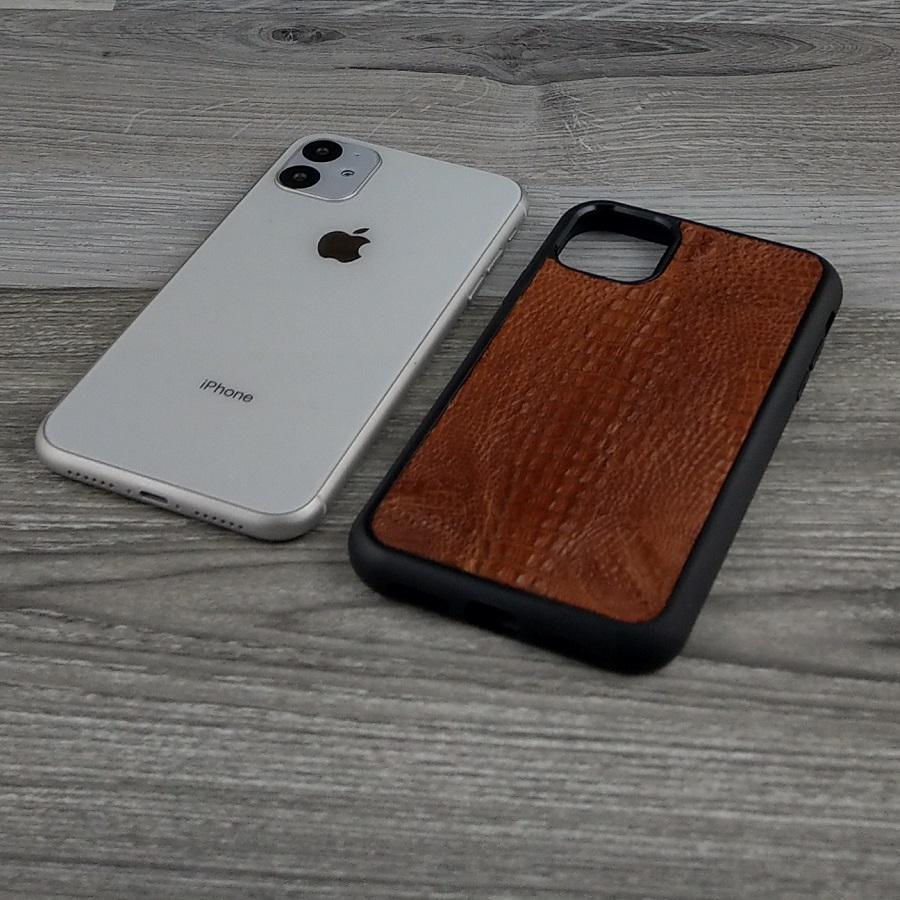 Ốp Lưng Iphone 11 pro max Da Cá Sấu 100%