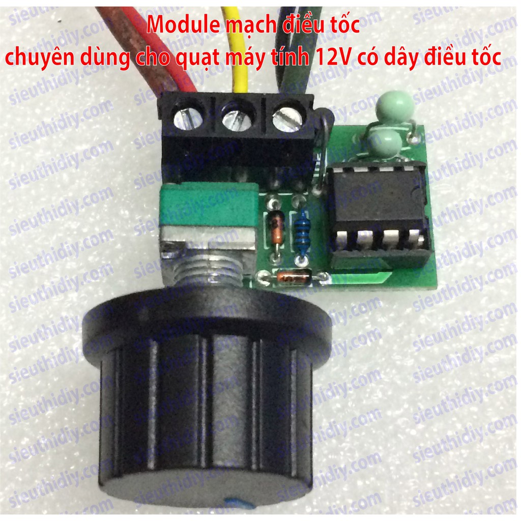 Module mạch điều tốc chuyên dùng cho quạt 12VDC máy tính, server