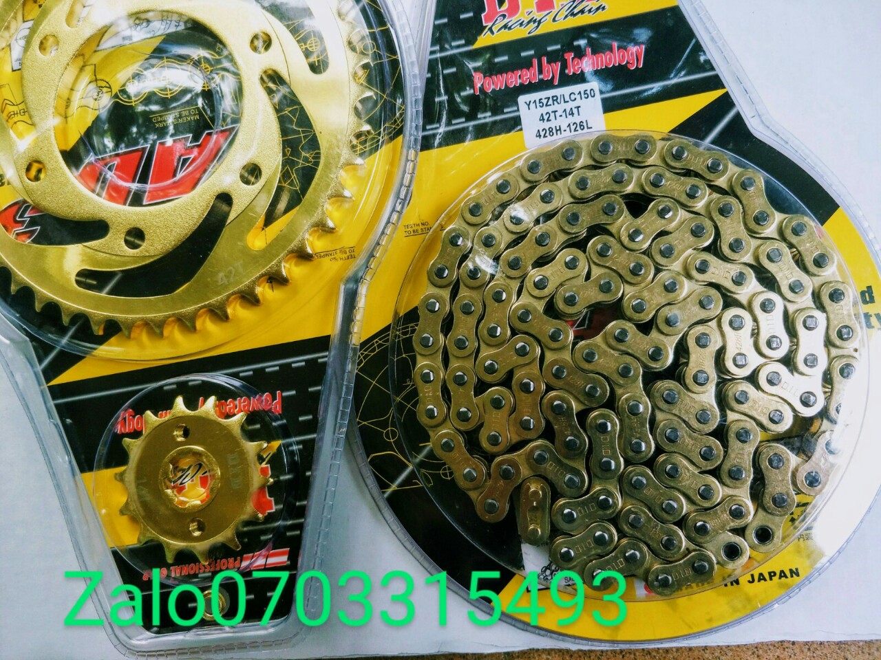 [HCM]Nhông sên dĩa DID gắn các dòng xe máy