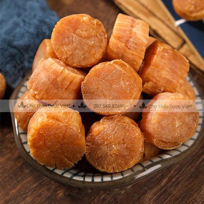 Cồi sò điệp khô 50g (Nấu súp, xào rau củ, hầm canh bồi bổ sức khỏe) - Chợ Thảo Dược Việt