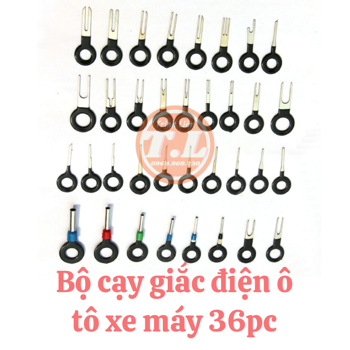 Bộ cậy giắc điện ô tô xe máy 36 chi tiết ,dụng cụ đồ nghề sửa chữa ô tô xe máy
