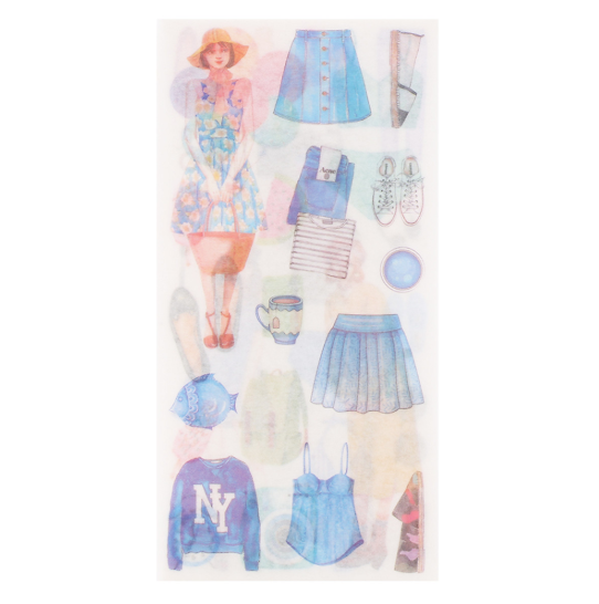 [HCM]Bộ 6 Tấm Sticker Dán Trang Trí - The Fashion