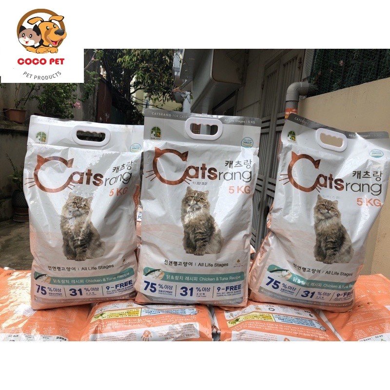 Thức Ăn Hạt CATSRANG Cho Mèo Mọi Lứa Tuổi Túi Zip 1kg