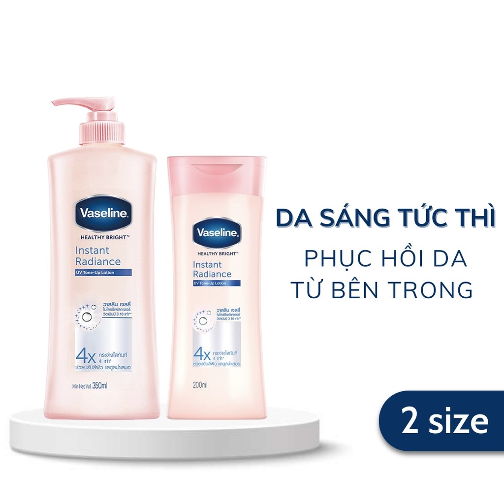 [HCM]Sữa dưỡng thể Vaseline heathy white Instant Fair 3500ml