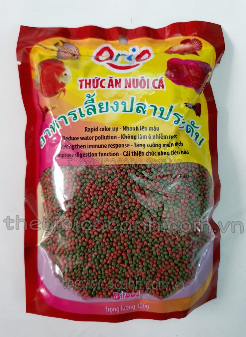 THỨC ĂN CÁ CẢNH ORIO 100gr cho cá koi, cá cảnh nhỏ