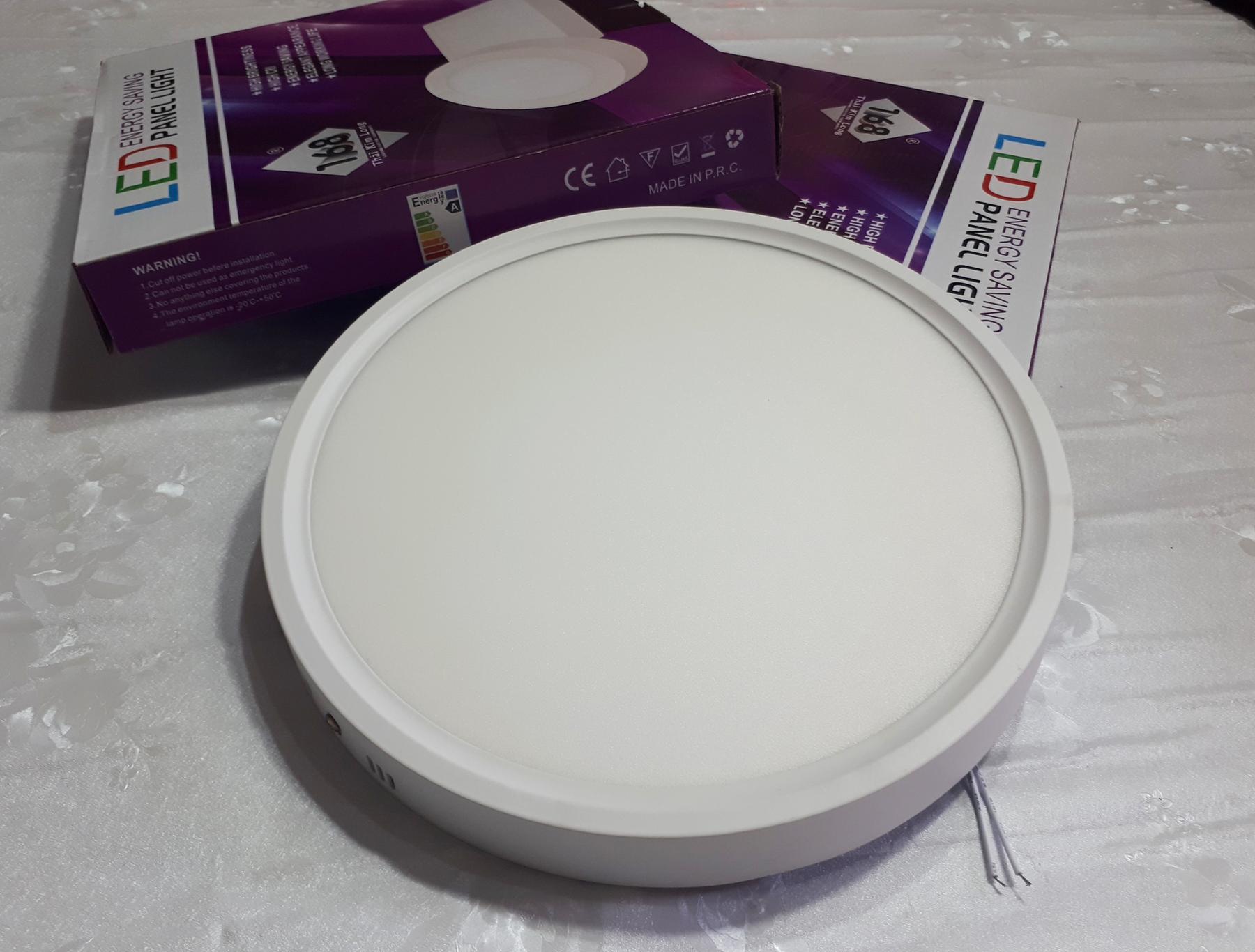 Đèn led ốp trần nổi vuông - tròn 18w-ánh sáng trắng