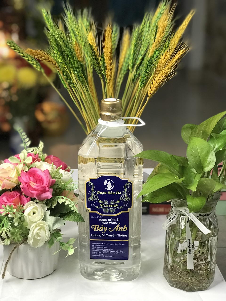 Bàu Đá Nếp Cái Hoa Vàng