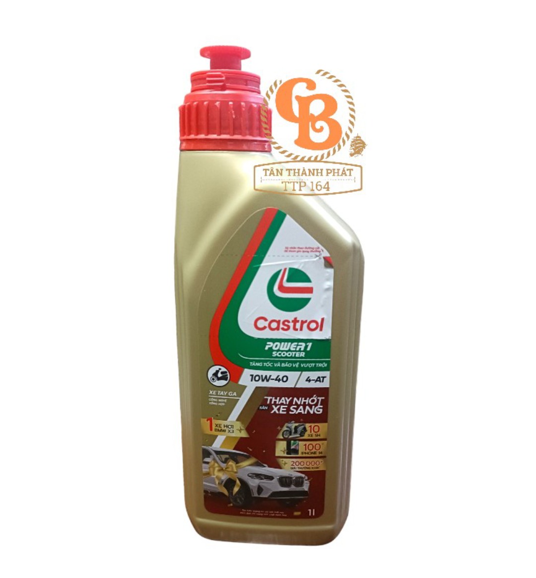 Nhớt castrol power1 scooter ( quét mã TT KM)