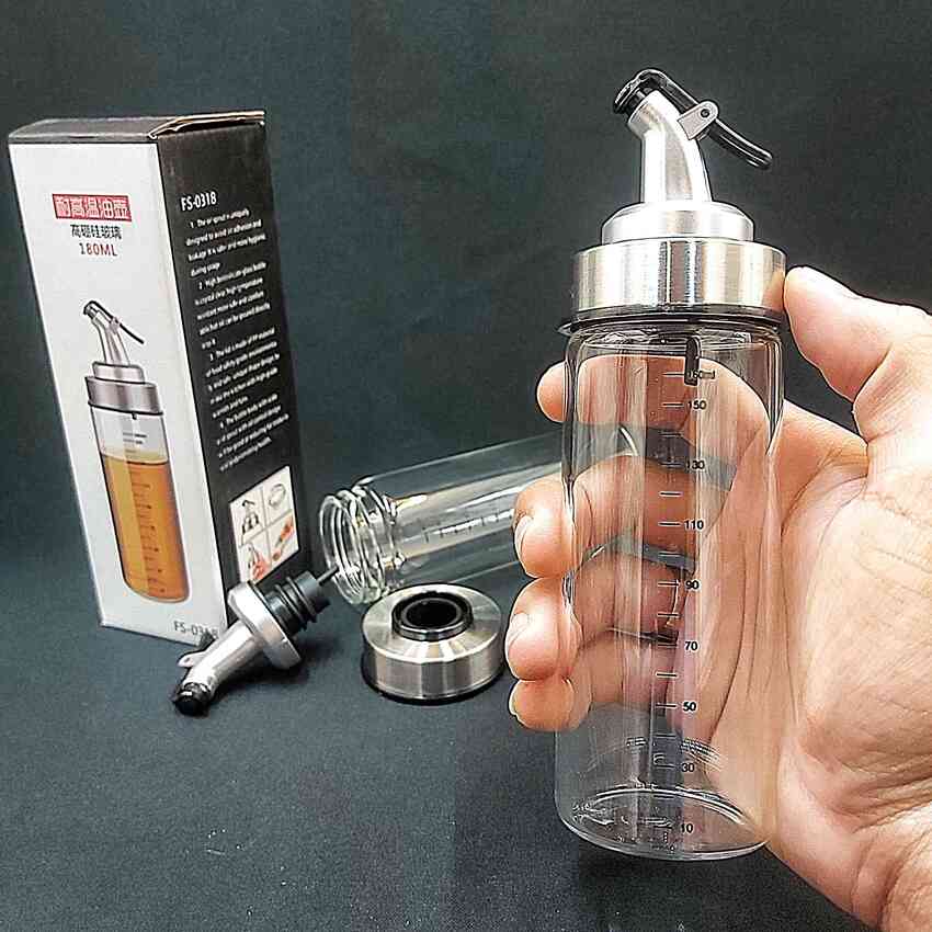 Chai Đựng Gia Vị Có Vòi 180ML - Chai Đựng Nước Chấm – Bình Đựng Dầu Ăn - Lọ Đựng Dầu Ăn - Chai Dầu Ăn Có Vòi