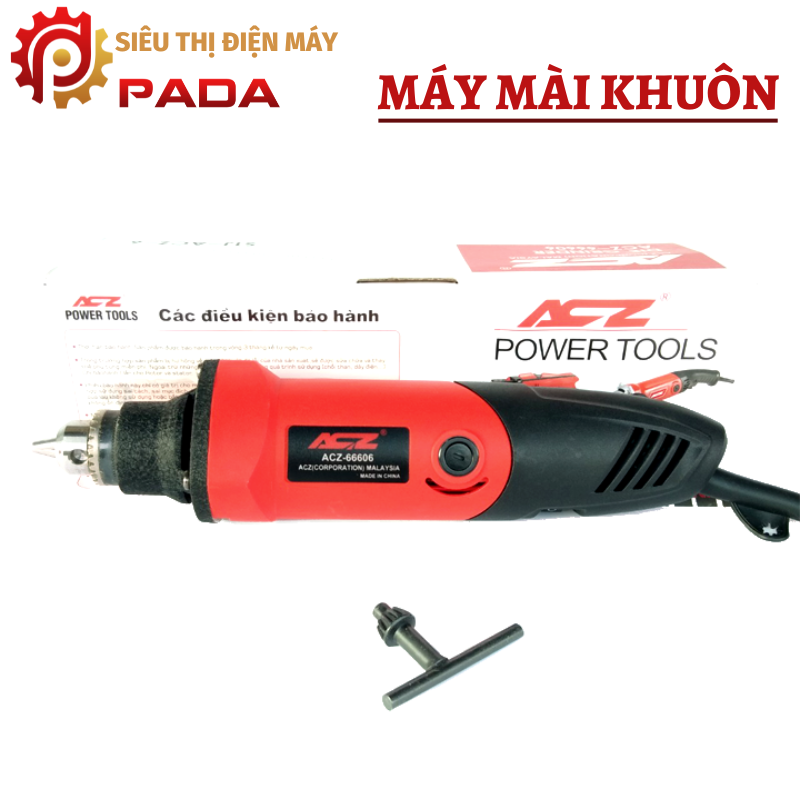 Máy khoan mài thẳng ACZ 66606-Máy mài khuôn ACZ-Bảo hành 6 tháng