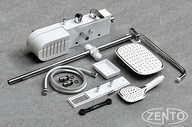 Bộ sen cây nóng lạnh Luxury Shower ZT8023-White