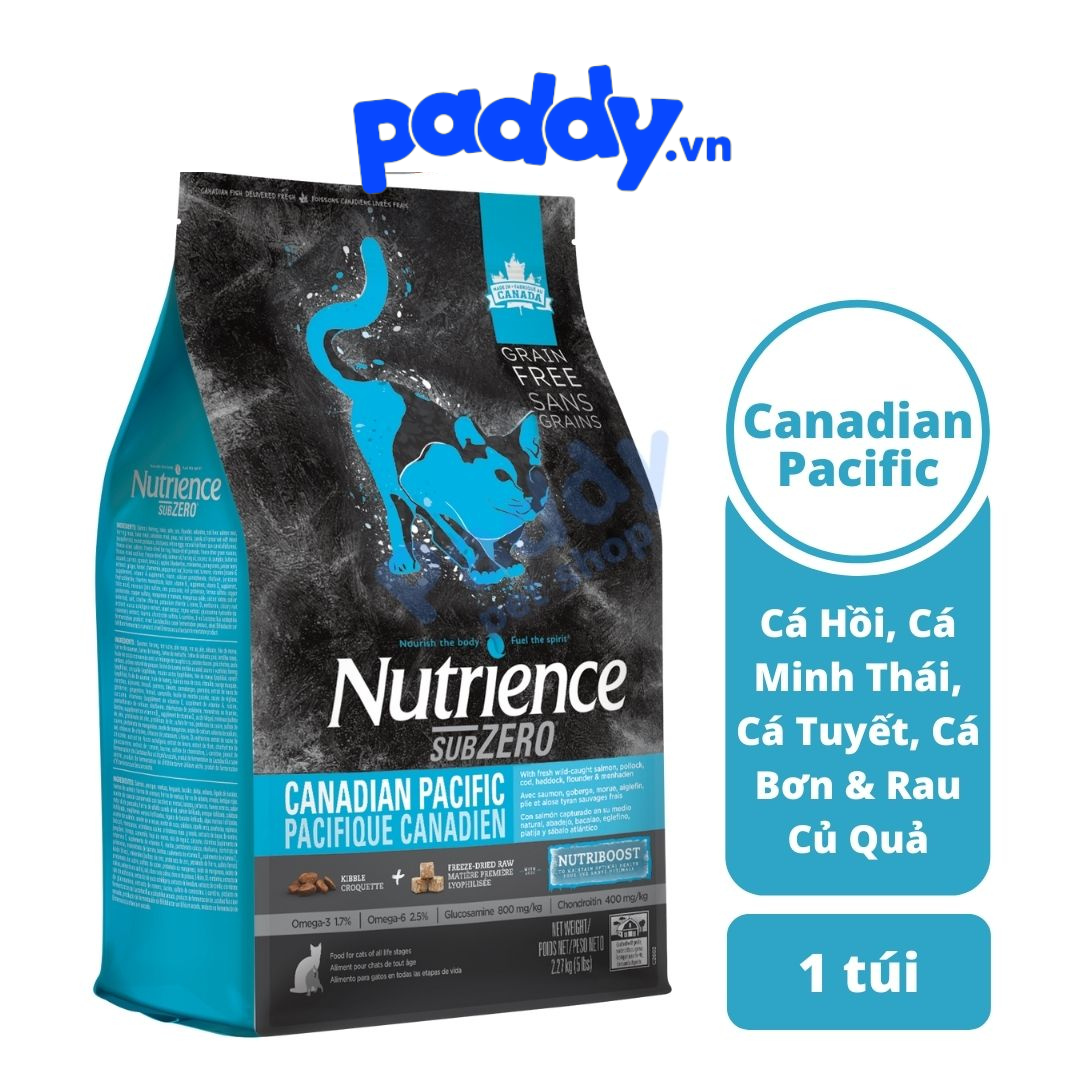 Hạt Nutrience SubZero Cho Mèo Mọi Độ Tuổi (Nhập khẩu Canada)