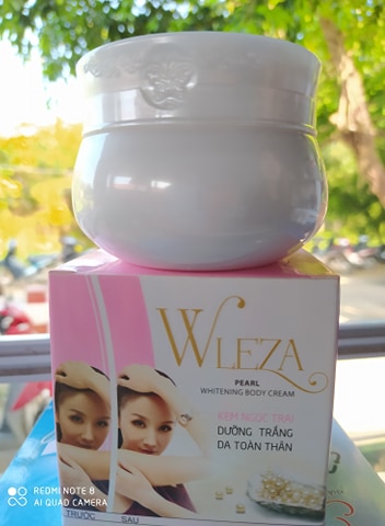 Kem dưỡng trắng da toàn thân ngọc trai WLeza 150g