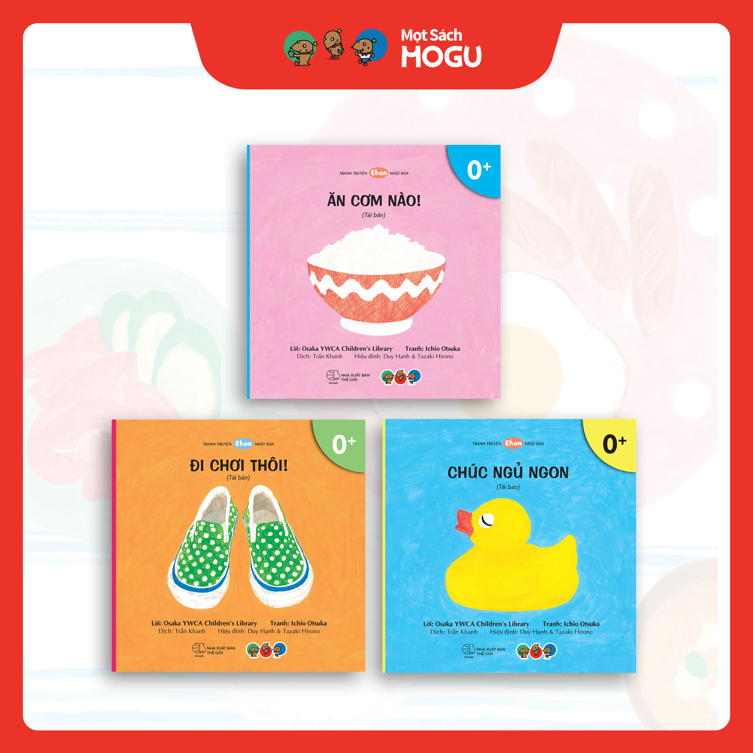 Truyện Ehon bé 1-2-3 tuổi - Bộ 3 cuốn Nhận biết đồ vật, màu sắc, kỹ năng