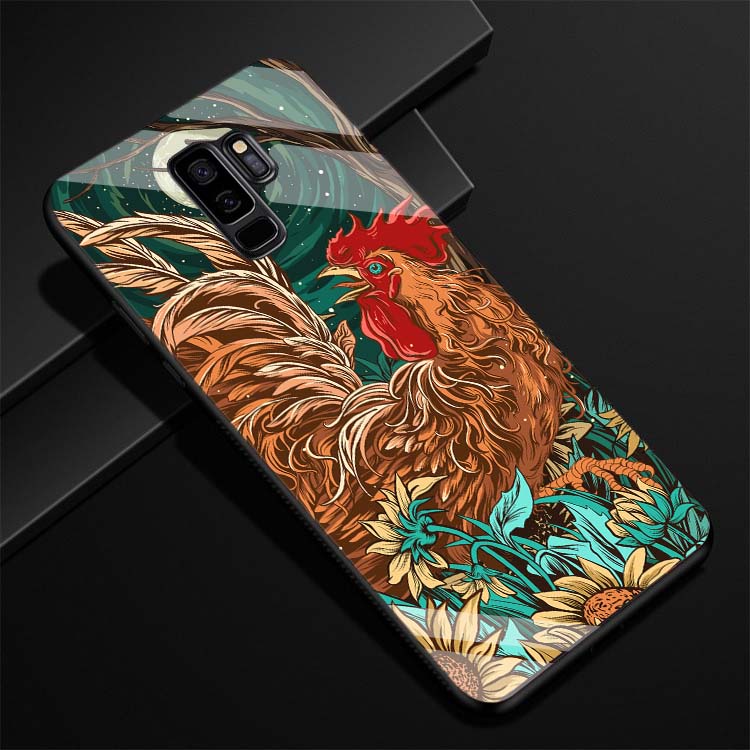 Ốp samsung s9, s9 plus lưng kính cường lực sáng bóng