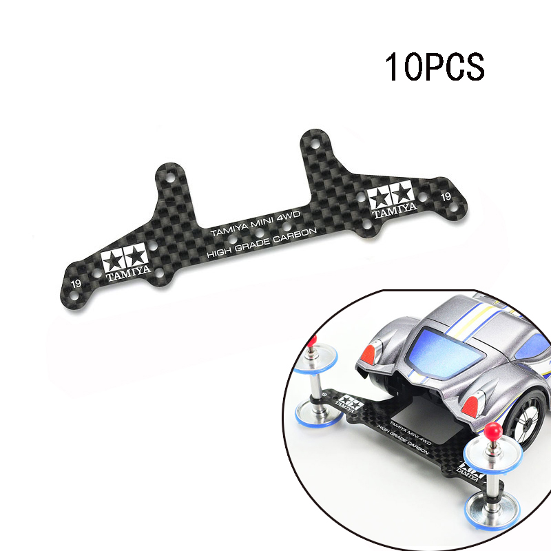 10 cái 95455 ARS2vssxx Chassis 1.5mm sợi carbon pteris chữ phía sau con lăn ở lại Phụ tùng cho Tamiya mini 4WD đua xe mô hình