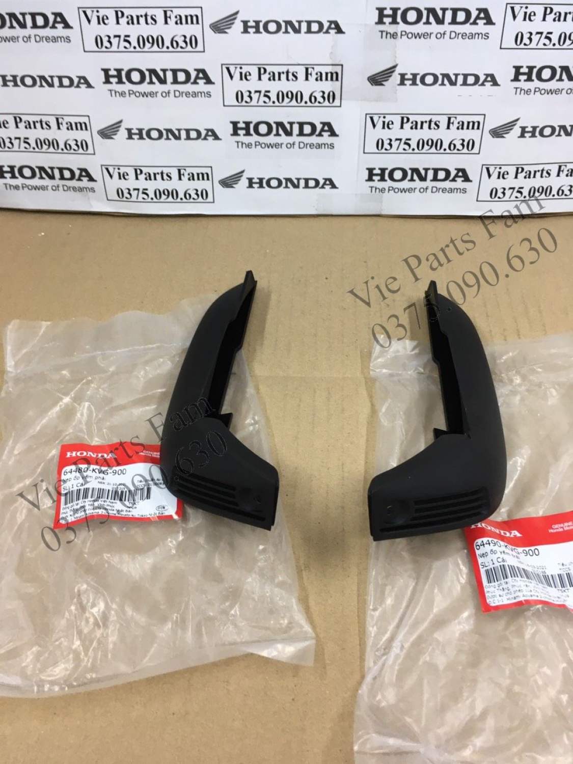 Cặp nẹp ốp mặt nạ ab 110 đời đầu/ air blade 2007-2008-2009-2010, hàng din honda mới 100%