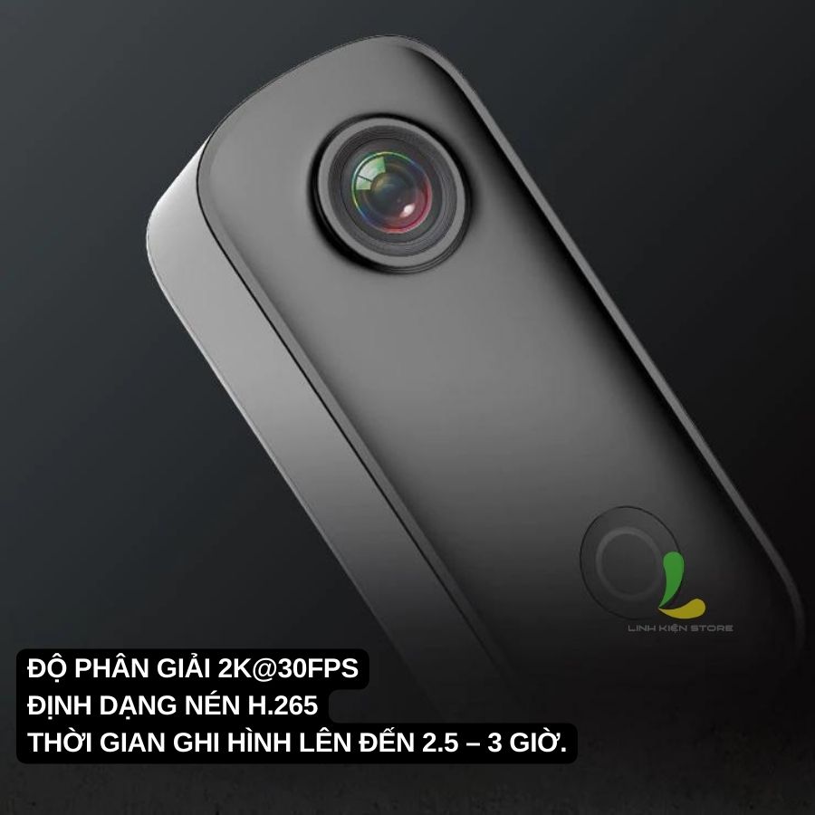 Camera hành trình SJCAM C100 Plus - Máy quay hành động nhỏ gọn bỏ túi phiên bản nâng cấp độ phân giải Zoom 2X