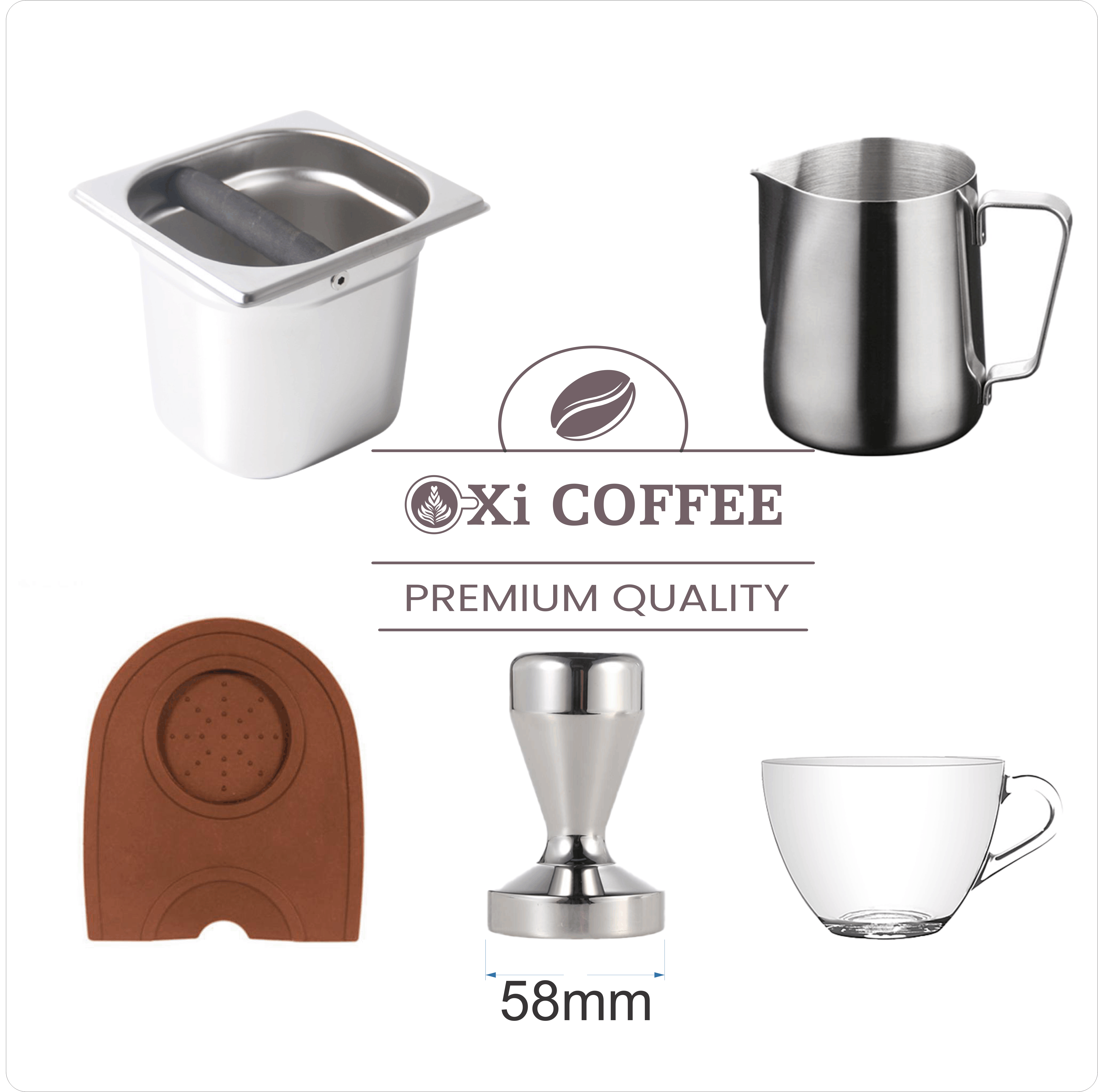 Bộ 5 món pha chế cà phê  barista cơ bản