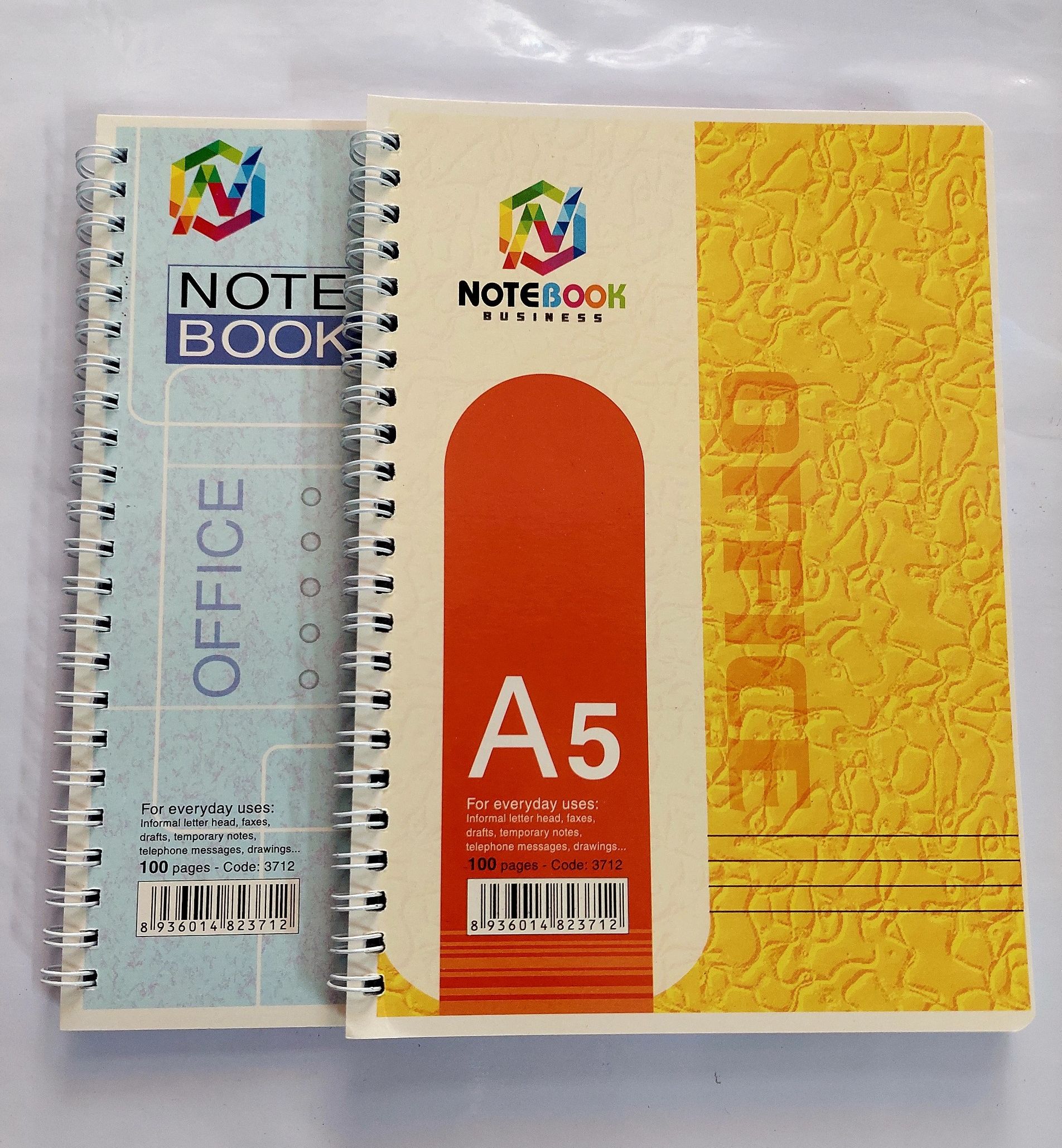 Sổ Lò Xo ghi chú A5 (50T) (giao màu ngẫu nhiên )