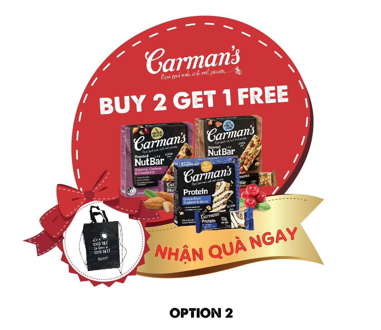 QUÀ TẶNG Balo túi dây rút Carman's