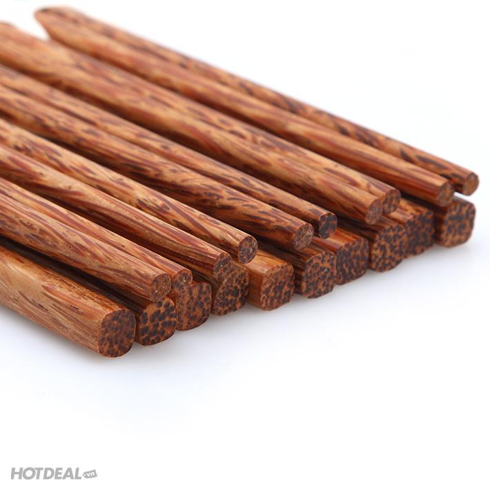 Bộ 20 đôi đũa dừa Bến Tre Coconut Wood