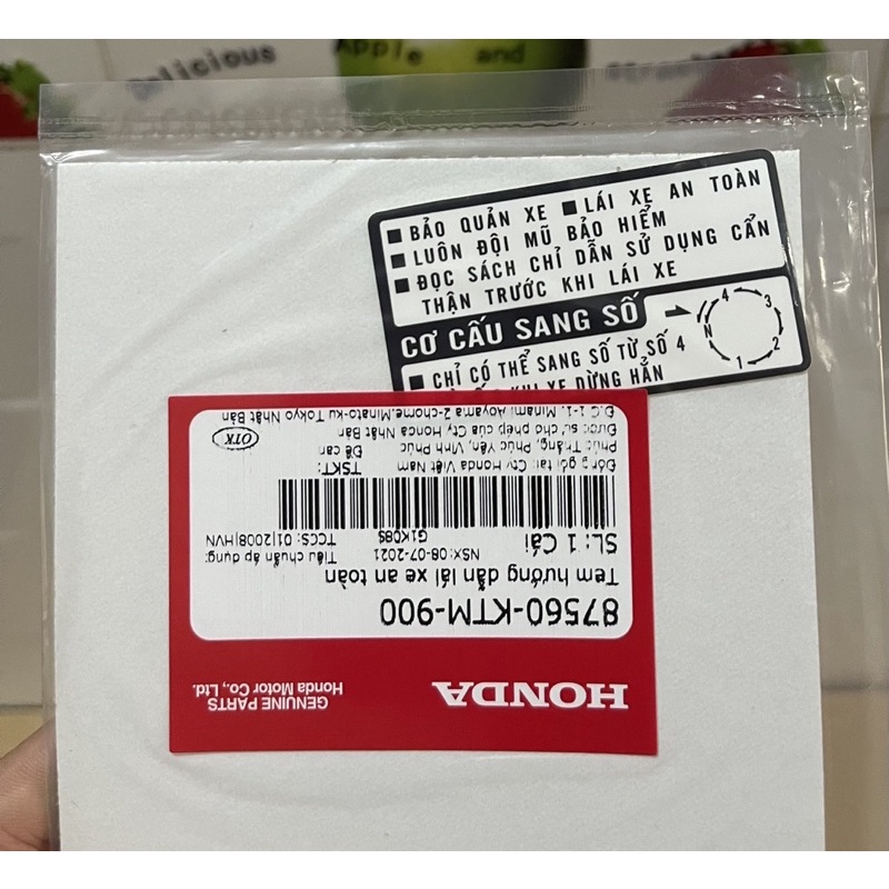 tem cơ cấu sang số xe hàng chính hãng