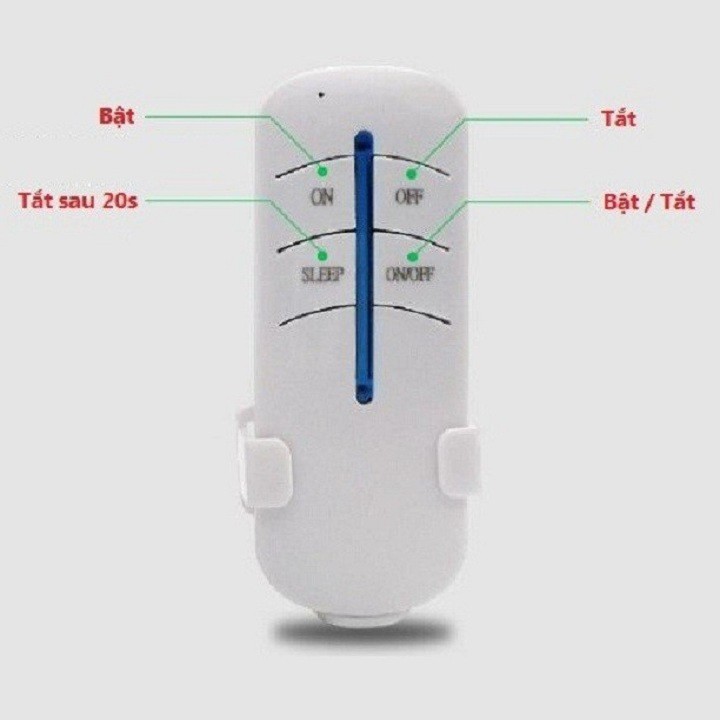 [Có bán kèm bóng LED] Đui Đèn Điều Khiển Từ Xa (Tặng kèm pin tiểu)