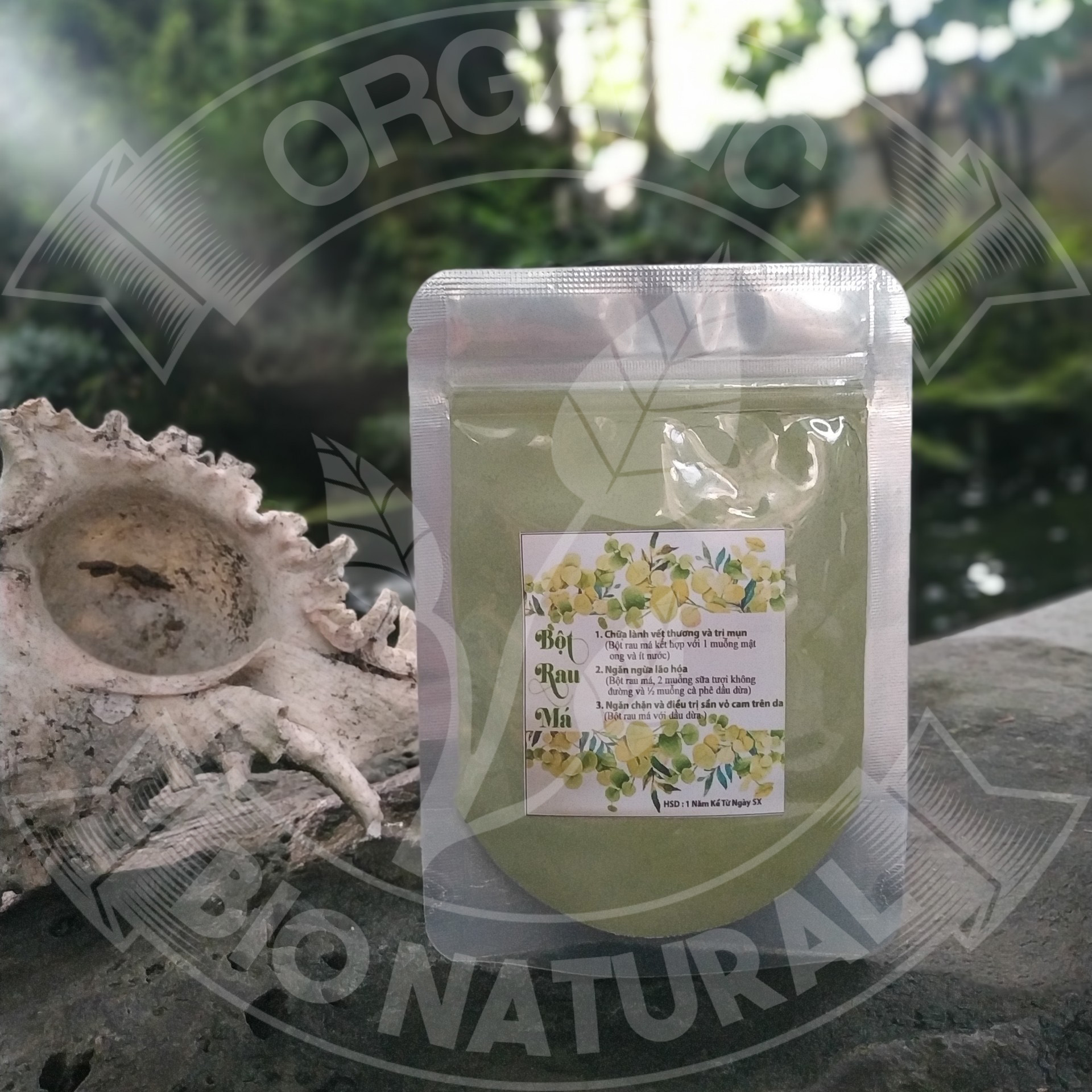 [HCM][BIONATURALVN] Bột mặt nạ Bột Rau Má HANDMADE
