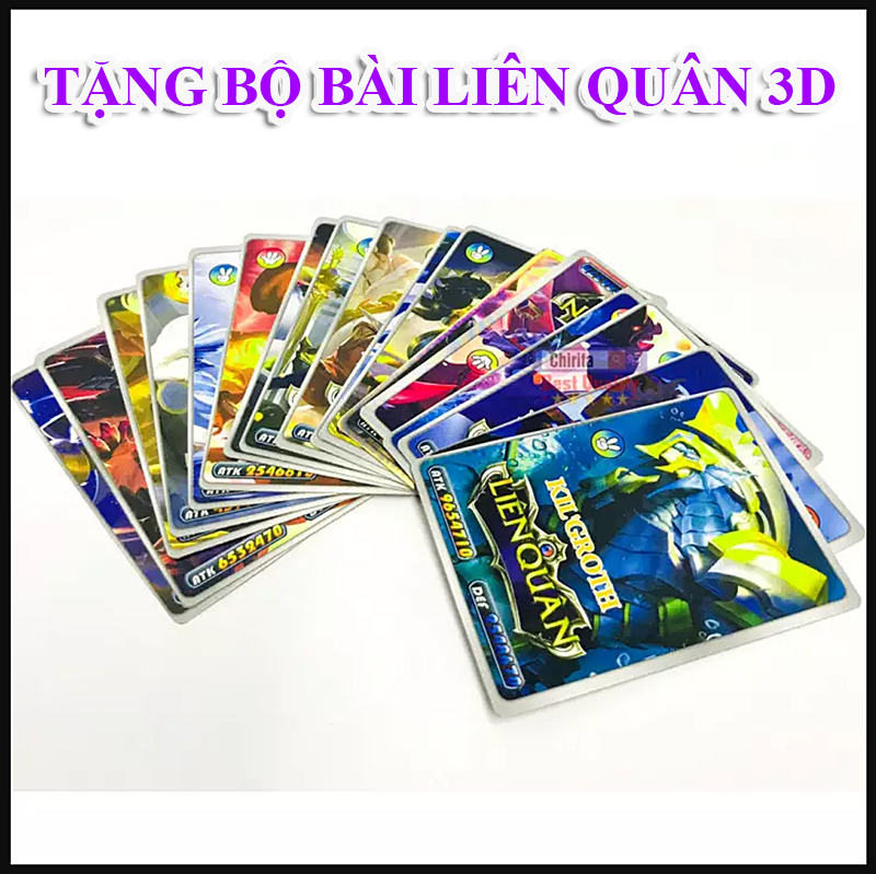 COMBO 10 PARK BÀI LIÊN QUÂN 3D- in LASER sắc nét