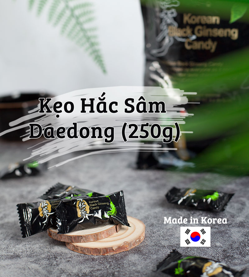 Kẹo hắc sâm hàn quốc Daedong 250g- Thượng Hạn