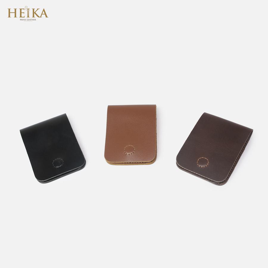 Ví sen 3/Bóp nam da bò handmade cao cấp HEIKA