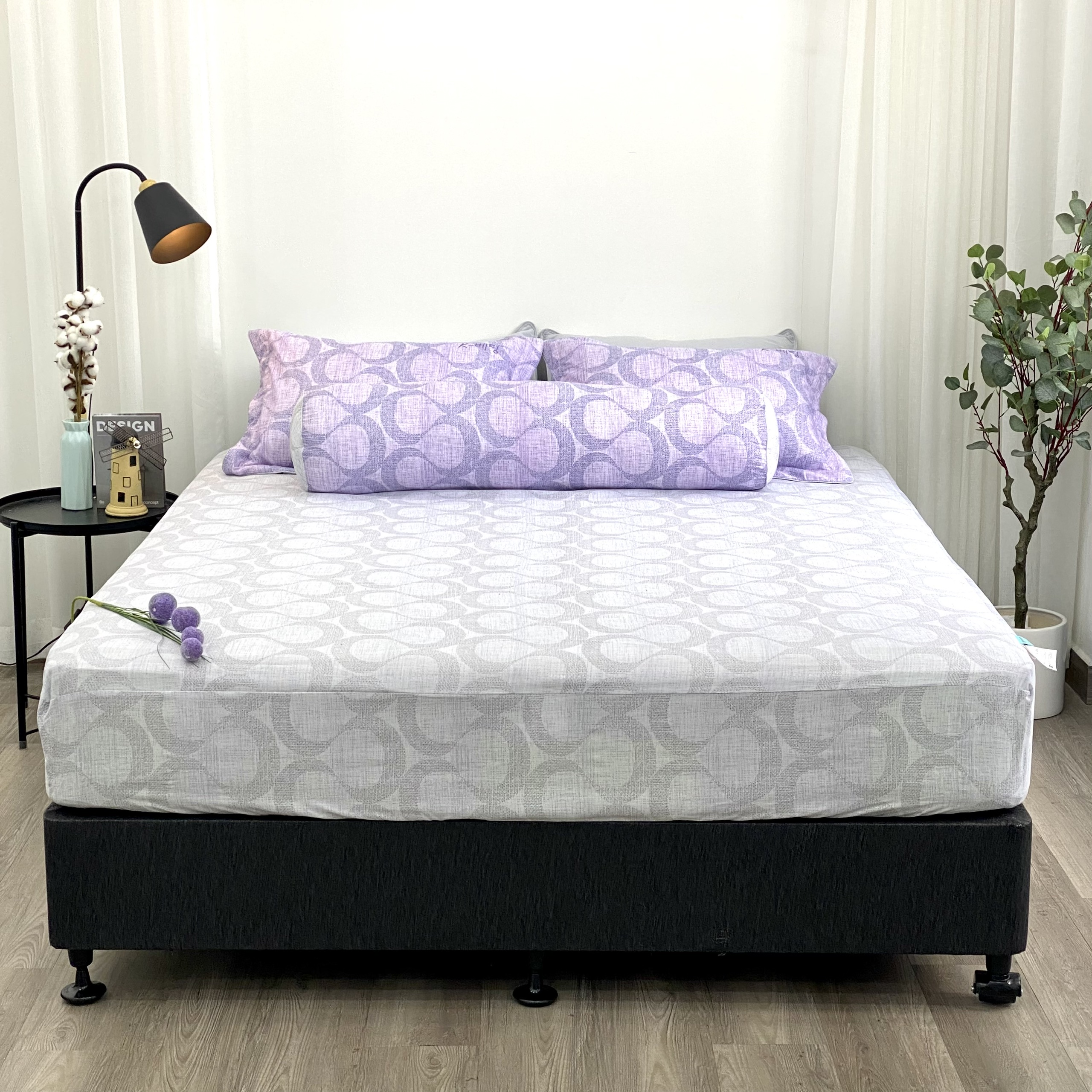 Bộ ga giường chun K-Bedding by Everon KMTP (KHÔNG GỒM CHĂN)