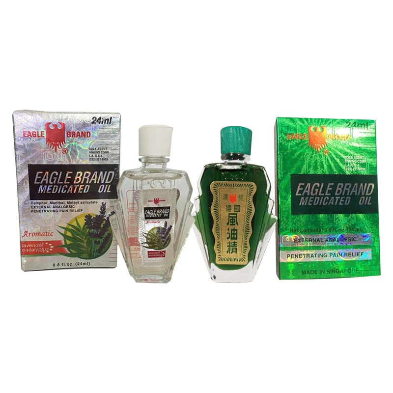 [HCM]Dầu Gió Trắng Con Ó [Lavender] Eagle Brand [Mỹ] 24ML