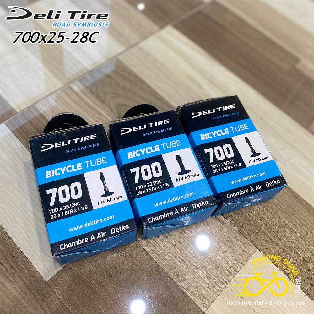 Ruột (Săm) xe đạp Deli Tire 700x25-28C