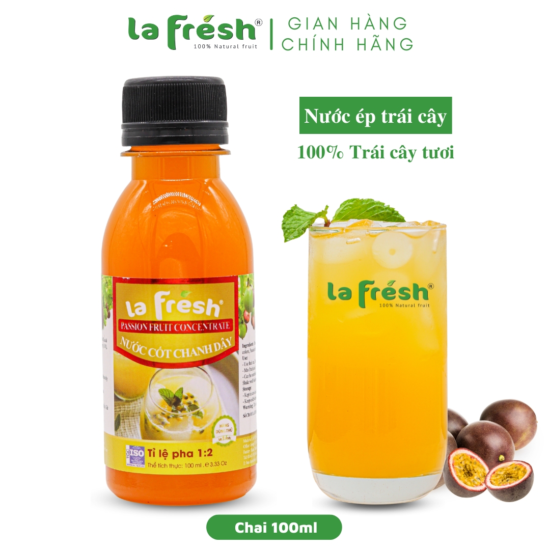 Nước cốt Chanh dây Lafresh chai 100ml