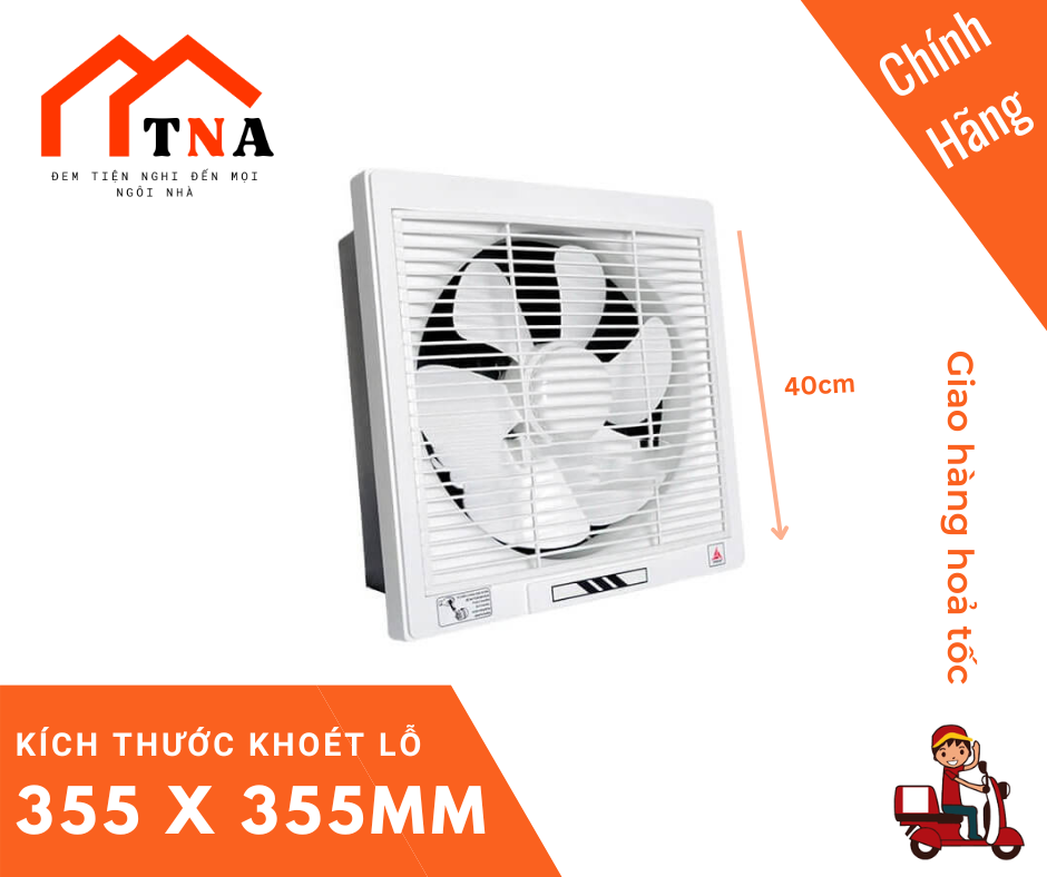 Quạt thông gió gắn tường tico tc-15av6/20av6/25av6/30av6 - hàng chính hãng