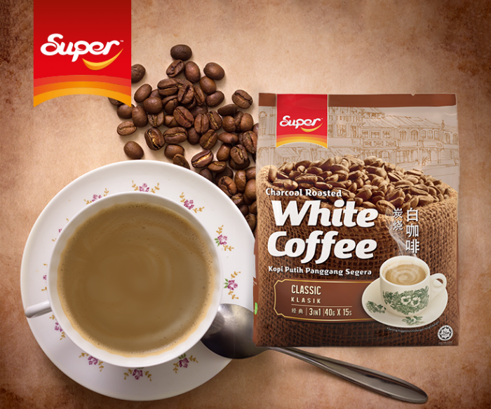 [HCM] Cà phê trắng hòa tan 3 in 1 Super White Coffee - Classic