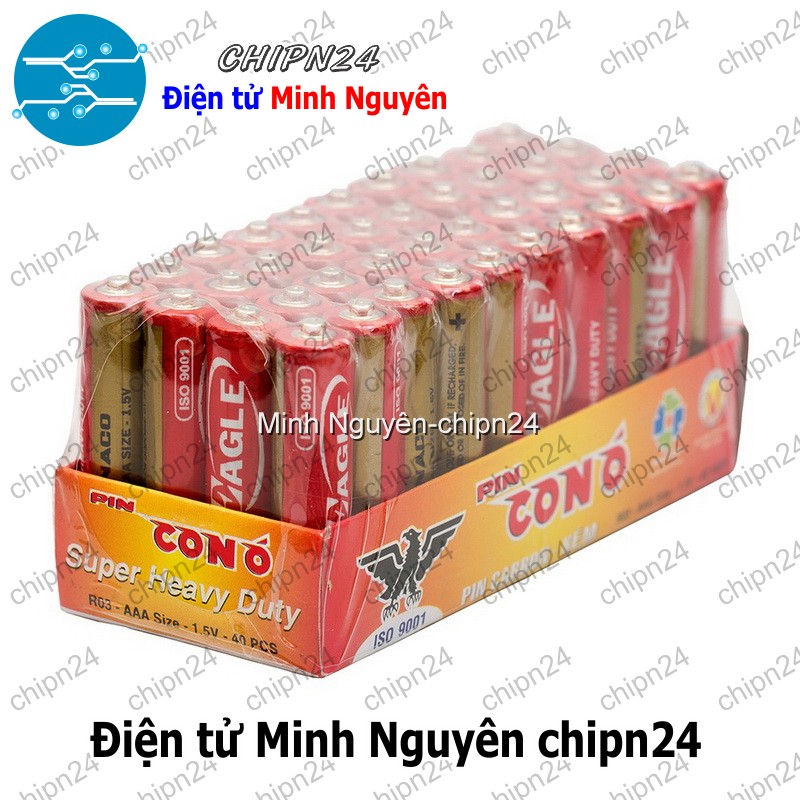 [4 viên] (F229.5) Pin AAA Con Ó Pinaco (Pin 3A, Pin tiểu, Pin đũa) - HH001975