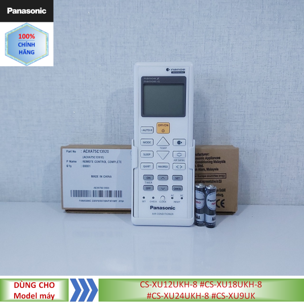 Phụ kiện remote điều hòa Panasonic model CS-XU12UKH-8 #CS-XU18UKH-8 #CS-XU24UKH-8 #CS-XU9UKH-8