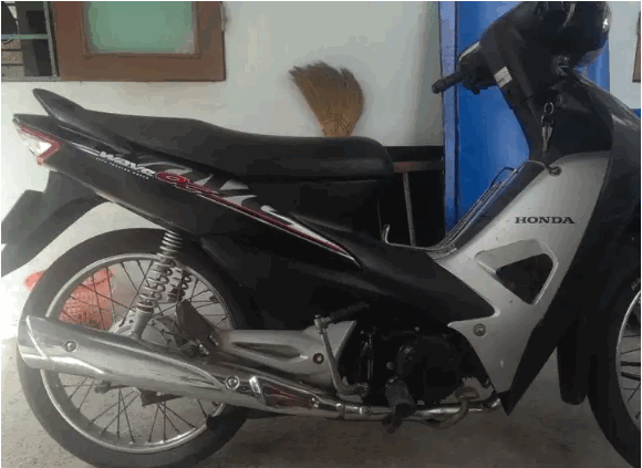 Bộ tem dán xe máy, tem 3 lớp dán xe máy WAVE ANPHA 2011 WAVE @ 2011 (màu đen)