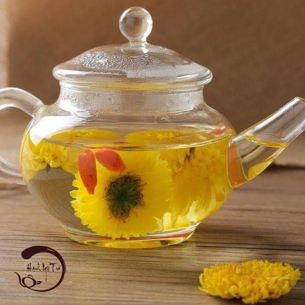 trà hoa cúc đường phèn mật ong - 1kg (loại 50 viên)