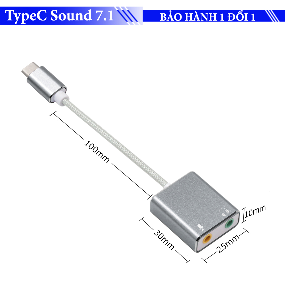 Usb sound card 7.1CH - Usb sound card 7.1 âm thanh 3D - Usb sound card 7.1