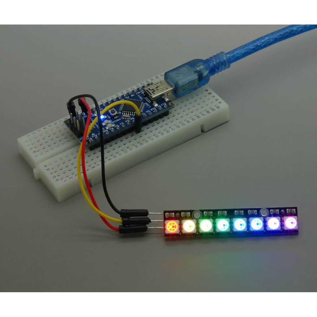 Mạch LED Thanh WS2812B 5050 RGB 8 Bit  LED NEOPixel